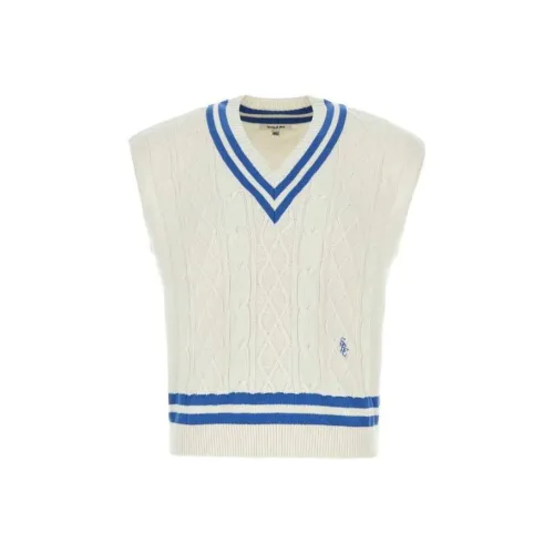 SPORTY & RICH Белый Мужской Свитеры