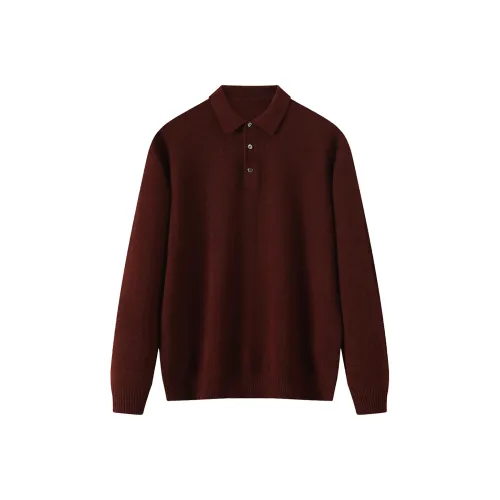 H YXIANG Кашемир Свитер Мужской