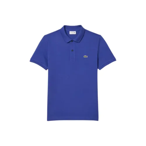 LACOSTE Поло Мужское Фиолетовое