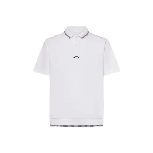 Oakley O SyncPackAbstractHemPolo Поло Мужское Белое