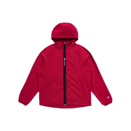 Champion Куртка Японская версия Унисекс Красная