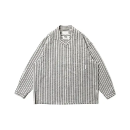 UPXIW Светло-серые мужские рубашки