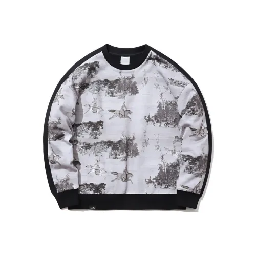 LINING x GUGONG·BAOYUNLOU Свитшот Унисекс Черный