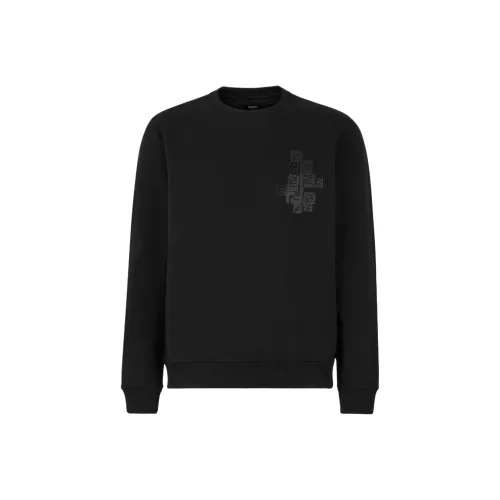 Fendi Черные Мужские Свитера