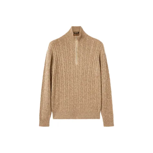Loro Piana Золотой Пшеница Мужские кашемировые свитеры