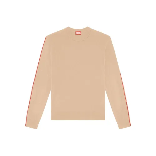 DIESEL Бежевые Мужские Свитера