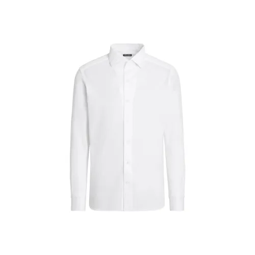 Ermenegildo Zegna Белые Мужские Рубашки