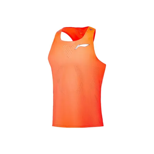 LINING RUNNING Collection Неоновый Ярко-Оранжевый Мужские Майки