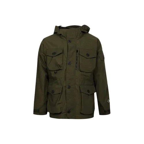 Конверс Оливково-зеленый Мужская Куртка