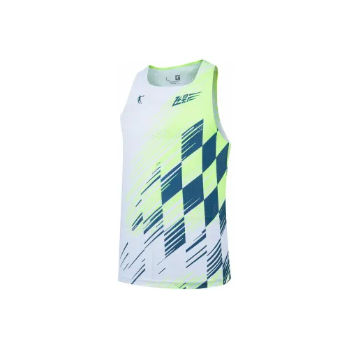 QIAODAN Бег Майка Мужская Летний Теневой Зеленый