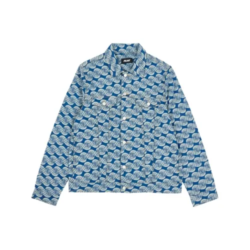 Дворцово-синие унисекс куртки