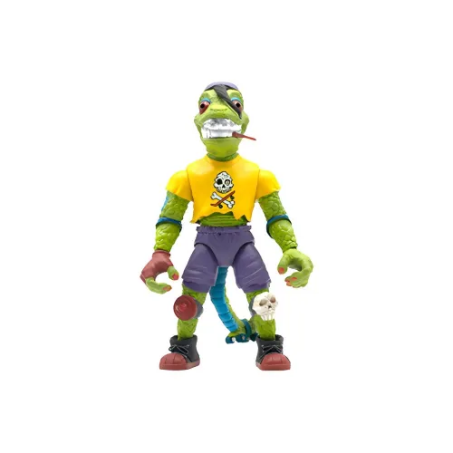 SUPER7 Черепашки-ниндзя Персонажи Ultimate 4 Ящерица Mondo Gecko Прозрачный Коробка 17,8 см Слепые коробки