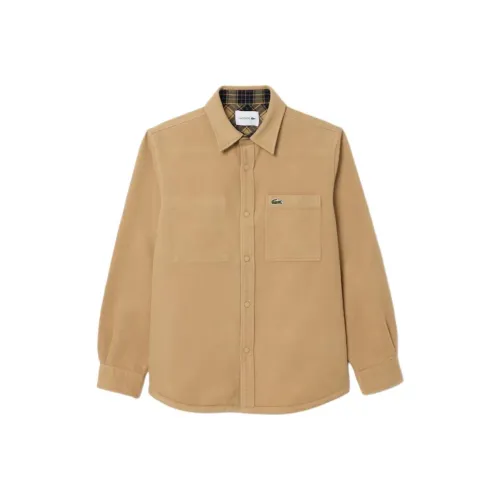 LACOSTE Хаки Мужские Рубашки