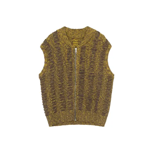 SIMPLE PROJECT Топ без рукавов Унисекс Желтый Коричневый Смешанный цвет