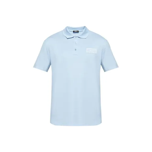 FANSIZHE SS24 Поло Мужское Светло-Синий