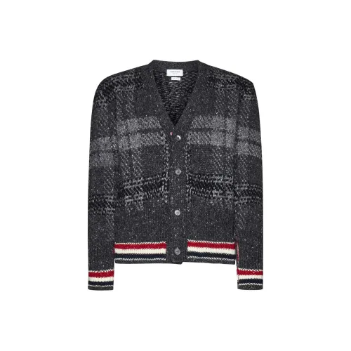 THOM BROWNE Серый Мужской Свитеры