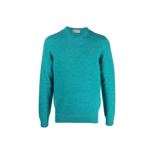 JOHN SMEDLEY Прозрачный Синий Мужские Свитера