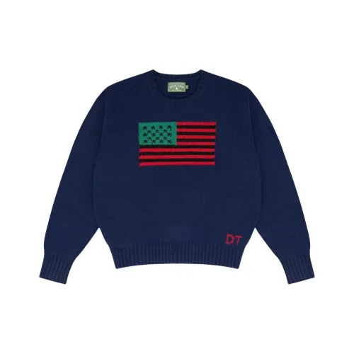 Denim Tears Синий Унисекс Свитеры