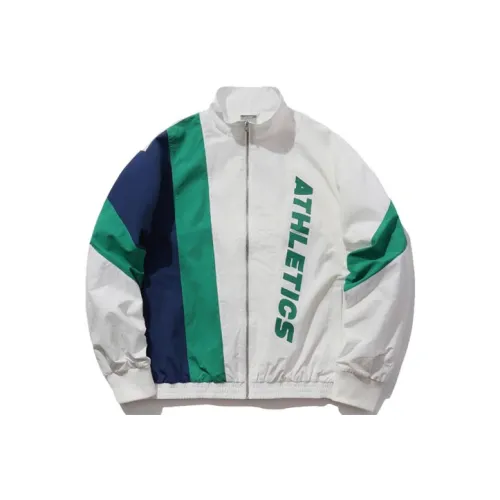 LINING Куртка Унисекс Milky Белый Зеленый Многоцветный