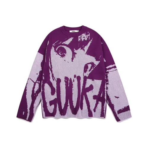Guuka Фиолетовый Унисекс Трикотаж