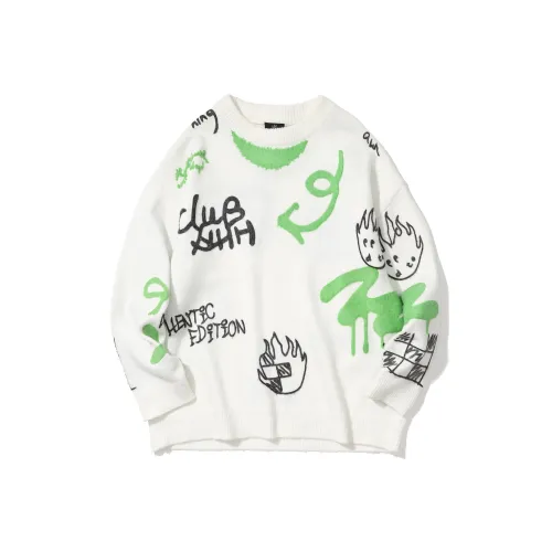 Clubxxhh Белый Унисекс Трикотаж