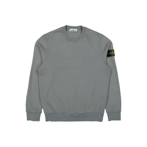 STONE ISLAND Толстовка Мужская Серый Зеленый