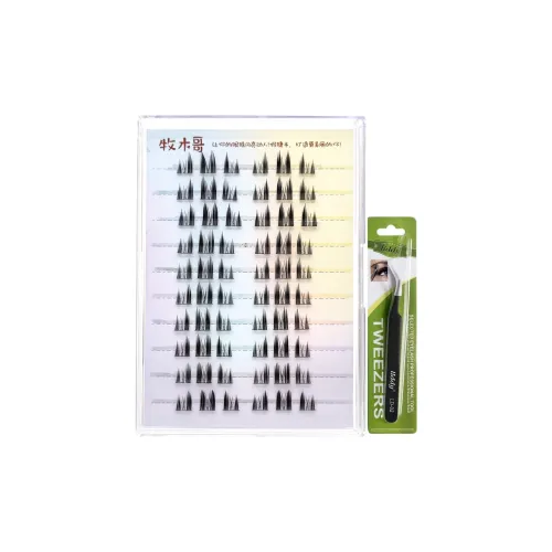 MUMUGE Самоклеящийся Без Клейа Кошка Эльф Искусственные Веки Одиночный Кластер Укрепляющий Стиль Клей Сегмент Демон