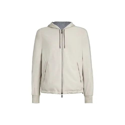 Ermenegildo Zegna Белые Мужские Куртки
