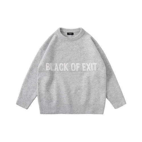 BLACK OF EXIT Унисекс Свитеры