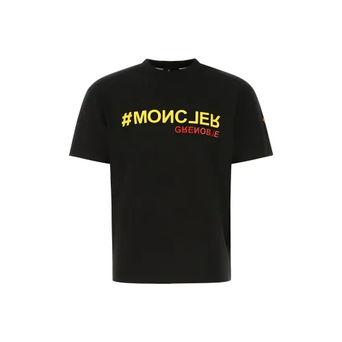 Moncler Grenoble Черные Мужские T-рубашки