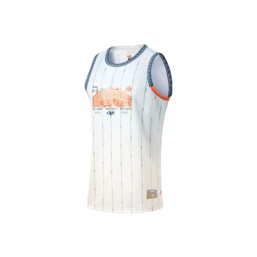 LINING Cloud Фарфор Синий Полный С принтом Мужские Майки