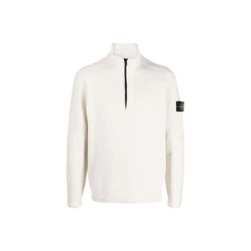 Stone Island Белые Мужские Свитера