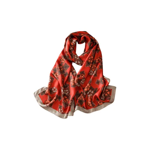 Шарфы из шелка Tutowy Red Bean Женские