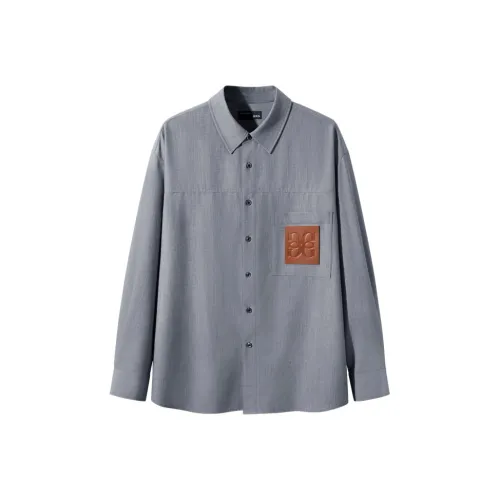 GXG Серые Мужские Рубашки