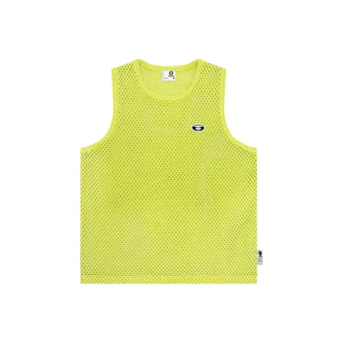Aape SS24 Майка Мужская Желтая Зеленая