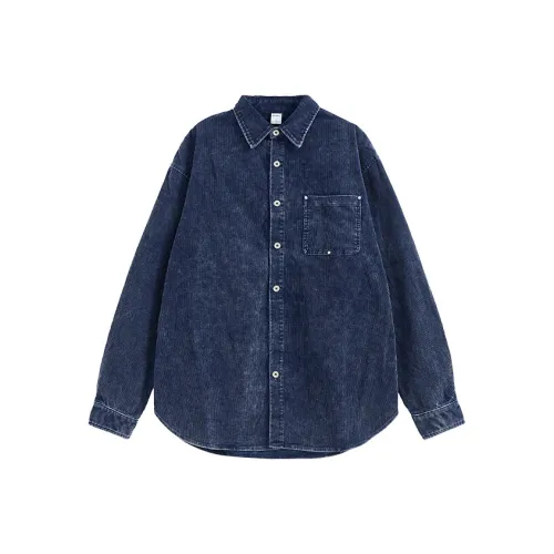 M MAICCO Men's Blue Shirts