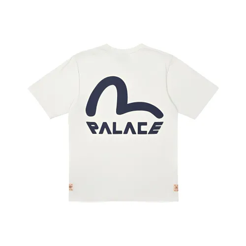 PALACE x EVISU T-Shirt Унисекс Белый