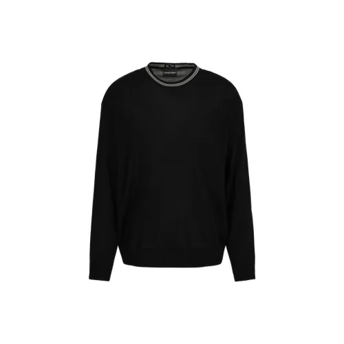 EMPORIO ARMANI FW23 Трикотаж Мужской Черный
