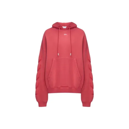 Off Белый Красный Мужские Толстовки