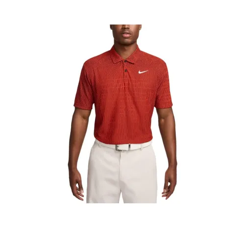 Nike Dri Fit Red Men's Polo