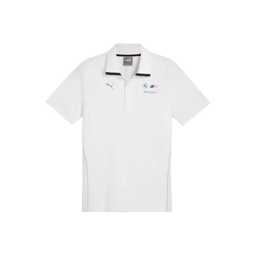 PUMA BMW M Motorsport SS24 Поло Мужское Белое