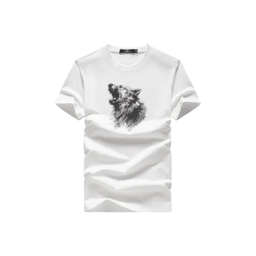 SEPTWOLVES T-Shirt Унисекс Raw White