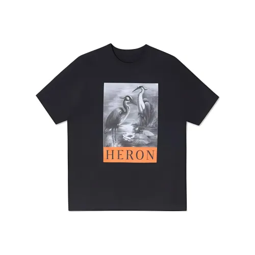 HERON PRESTON Черная Мужская Рубашка