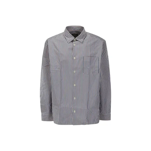 A.P.C. Joint Paragraph Темно-синие Мужские Рубашки