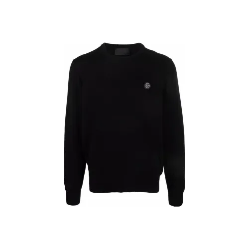 PHILIPP PLEIN Черные Мужские Свитера