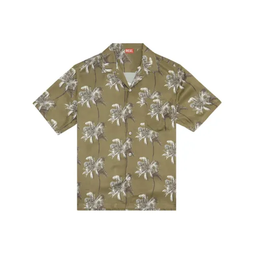 DIESEL Зеленые Мужские Рубашки