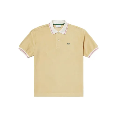 LACOSTE Collaboration Бежевая Мужская Поло