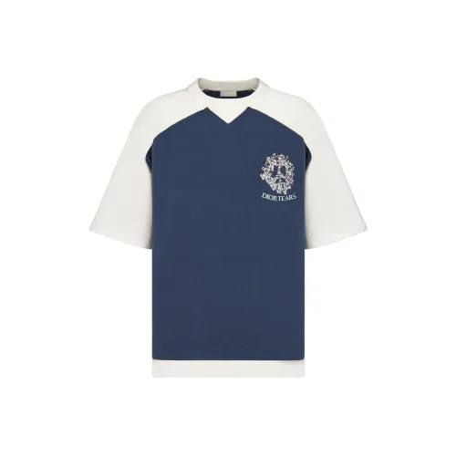 DIOR Tears Синий Мужской Трикотаж