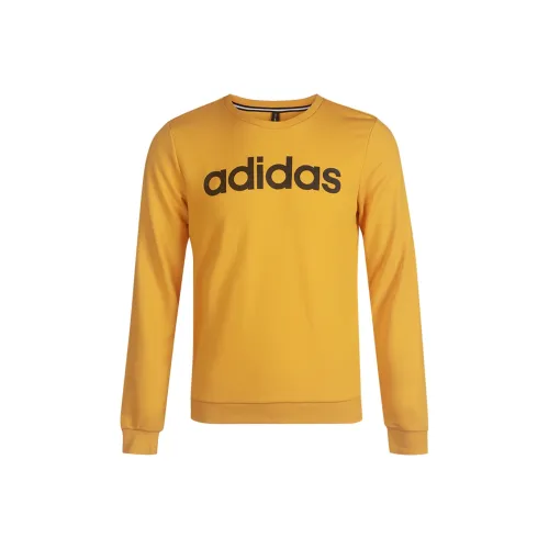 Adidas M ESNTL Логотип SW Толстовка Мужская Желтая