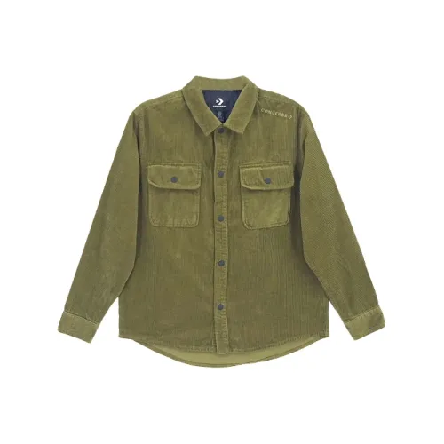 Converse Overhead Deep Moss Green Мужские Куртки